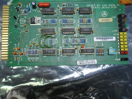 (M6-2) 1 EMERSON 440-0020-21 SERVO GRIND PC BOARD