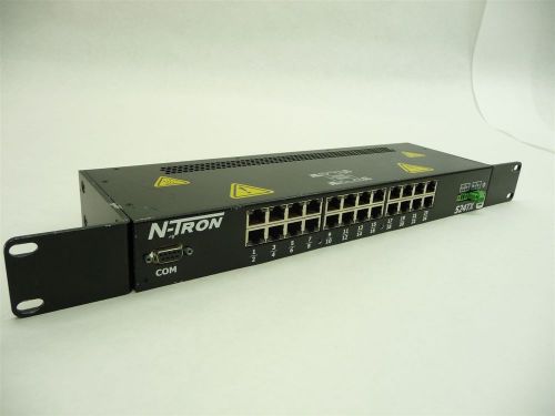 N-tron 524tx-a 24-port industrial ethernet switch 10/100 base-tx rackmount 19&#034; for sale