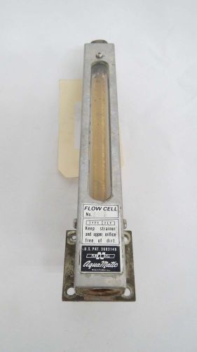 AQUAMATIC 0446 FLOW CELL TYPE FLY WATER FLOW METER B465380