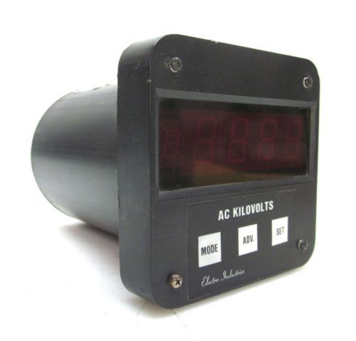Electro dtva-120 ac kilo-volts panel meter 120vac/300vac input for sale