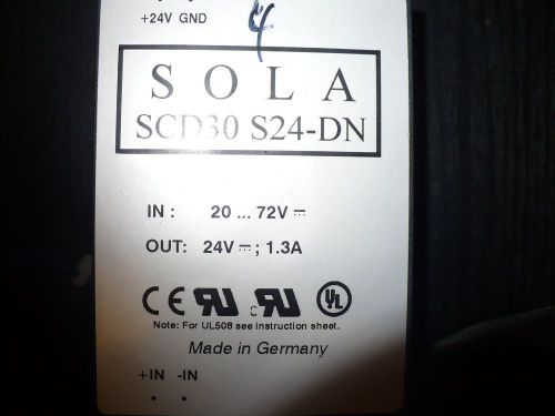 Sola Power Supply: SCD S24-DN