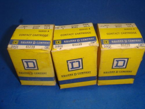 NEW LOT OF 3, SQUARE D, 8501 LC-1, CONTACT CARTRIDGE, NEW IN BOX