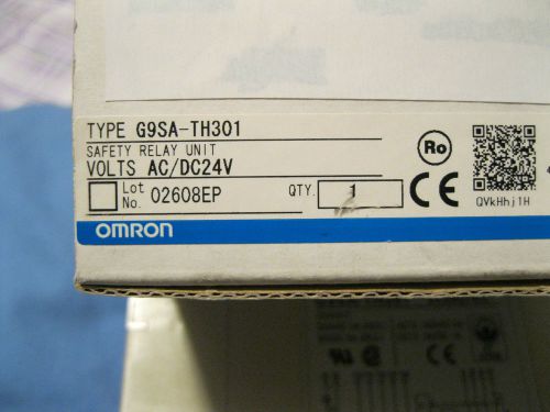 OMRON G9SA-TH301 SAFETY RELAY UNIT AC/DC 24 V