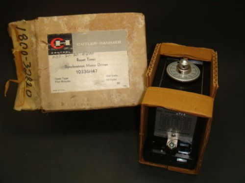 New, cutler hammer 10336h47, reset timer, synchronous motor driven, new in box for sale