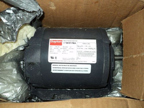 DAYTON MOTOR  1/3 HP , 1725 RPM , 48Z FRAME ,SPLIT PHASE , GENERAL PURPOSE