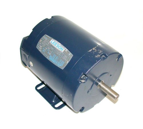 New leeson 1/4 hp 3 phase ac motor model c6t17nb1a  catalog # 110030 for sale