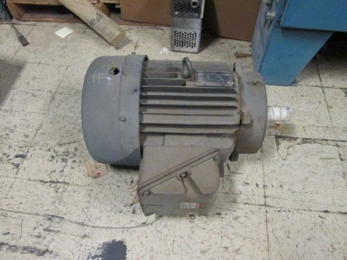 Toshiba motor b0108flf3um 10hp type tikk enclosure tefc 875 rpm 230/460v used for sale