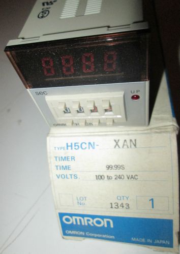 NEW IN BOX Omron Timer H5CN-XAN, 12 - 48 VDC