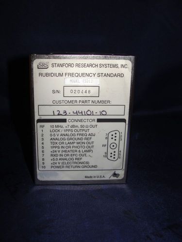 Stanford Research Systems Rubidium Frequency Standard TSD12