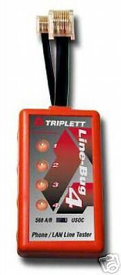 New Triplett 9615 Line-Bug 4 Phone LAN Line Tester