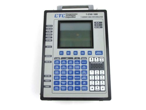 Compression Techniques Corp. CTC T-STAR 1000 T1 T-Carrier Analyzer/Simulator
