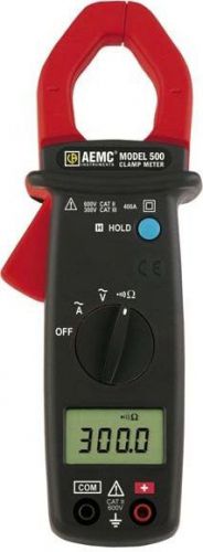 Aemc 500 clamp-on meter model 500 (400aac, 600vac, ohms, continuity) (#2117.54) for sale