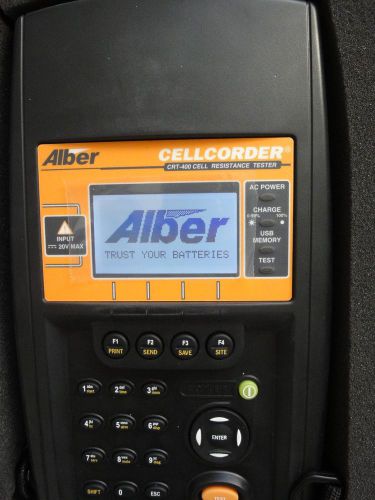 Alber cellcorder crt-400 cell voltage resistance tester for sale