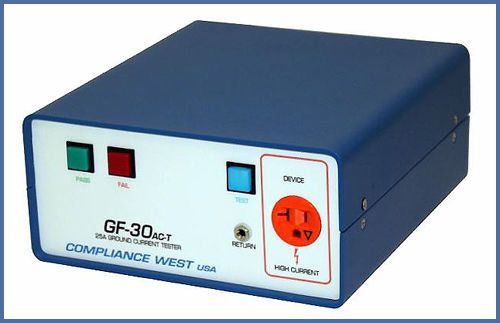 Compliance west gf-30ac-t high current ground continuity tester; 25 amps ac, new for sale