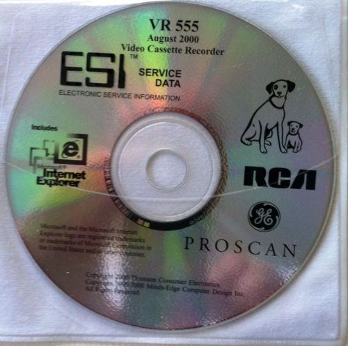 VR555 ESI Electronic Service Data CD