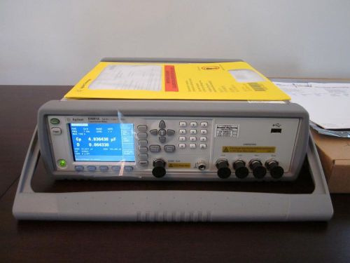 Agilent / hp e4981a 120 hz/1 khz/1 mhz capacitance meter with options 001/1a7 for sale