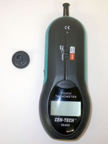 Digital Contact Tachometer Cen-Tech Item 66400 by Harbor Freight Pre-Owned
