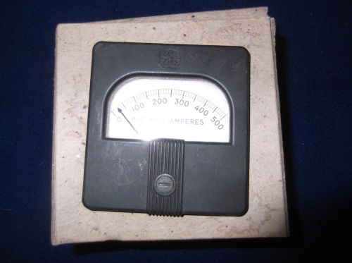 Vintage GE D-C Milliamperes Panel Meter