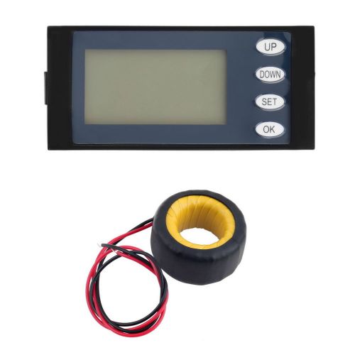100A AC Digital LED Power Meter Monitor Voltage KWh Watt Voltmeter Ammeter SY