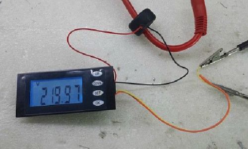 AC Power Meter Voltage KWh time watt Voltmeter Ammeter+CT 100A 80-270V 110V 220V