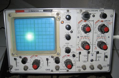 Ballantine Oscilloscope 1040A .for part or not working .