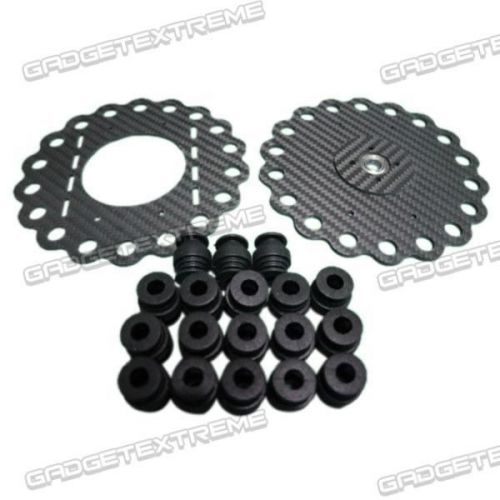 Fiberglass anti-vibration damper plate set w/bearing &amp; 18 rubber ball e for sale