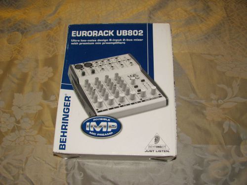 New Behringer Eurorack UB802 Mixer