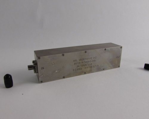 K&amp;l 8b53-16.50/3 microwave sma bandpass filter 8 section 16.50 mhz for sale
