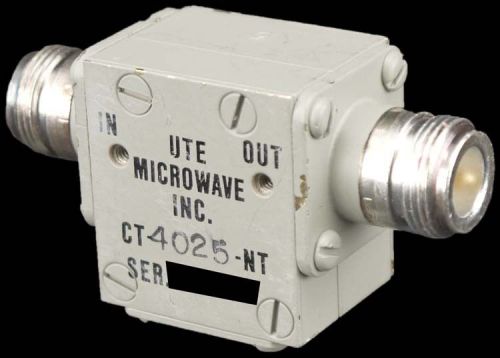 UTE Microwave CT-4025-NT 4-8GHz 1W Coaxial Broadband Isolator Type-N Female