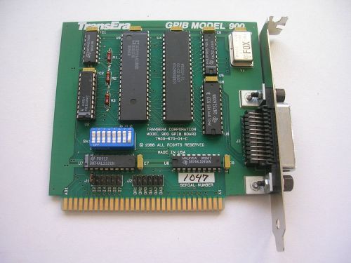 TransEra  Corp Adapter  IEEE 488 GPIB HPIB PCI board  7500-670-01-C MODEL 900