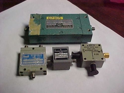 DIRECTIONAL COUPLERS AND A ISOLATER LOT OF 4PC&#039;S