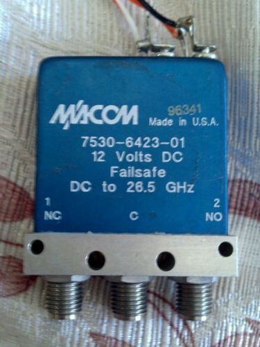 macom Coaxial Switch DC-26.5GHz 12 volts dc failsafe