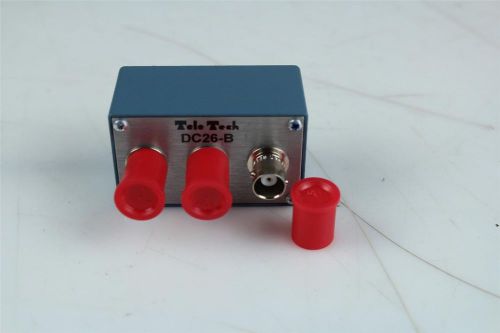 2 TELETECH 2-WAY IN-PHASE DIVIDER/COMBINER  DC26 100KHz-400MHz