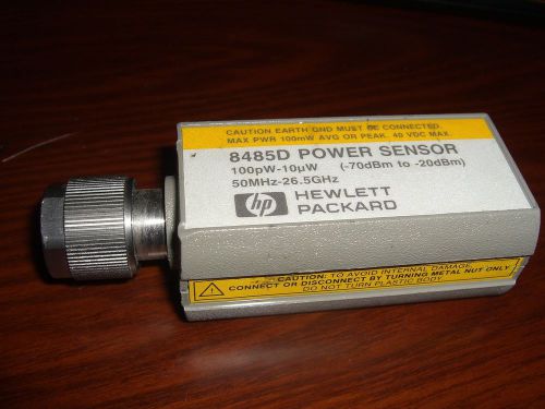 Agilent / HP 8485D Power Sensor **TESTED** 50 MHz to 26.5 GHz -20 to -70 dBm