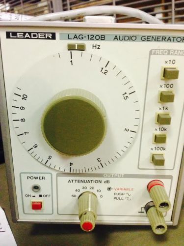 Leader electronics model lag-120b lag120b audio generator freq hz attenuation db for sale