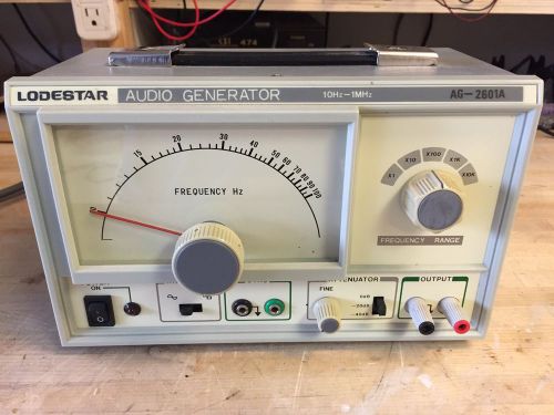 Lodestar ag-2601a audio generator 10hz-1mhz for sale