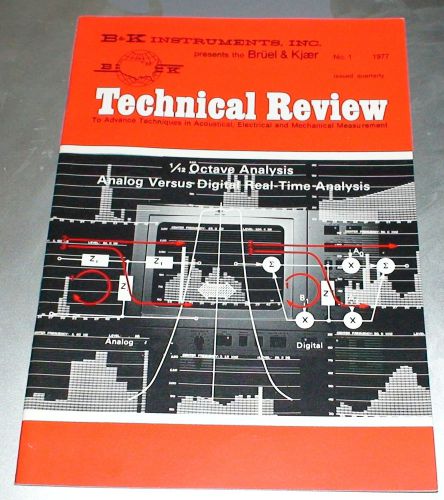 Bruel &amp; Kjaer Technical Review No.1 1977 - B &amp; K Instruments Inc.