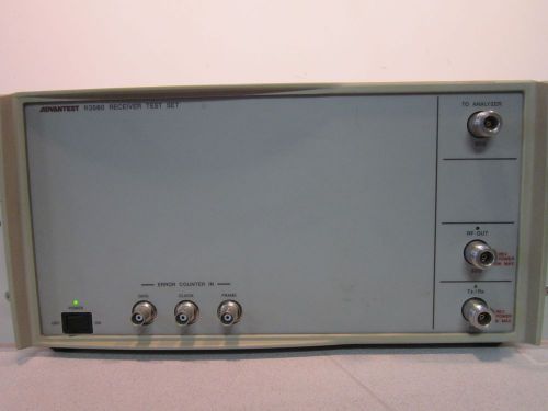 Advantest r3560 receiver test set, powers on, opt: 006, 300va max, 48-66hz for sale