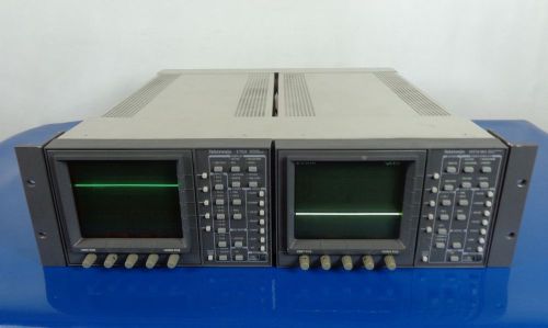 Tektronix 1765 &amp; 601 waveform vector monitor - serial component monitor for sale