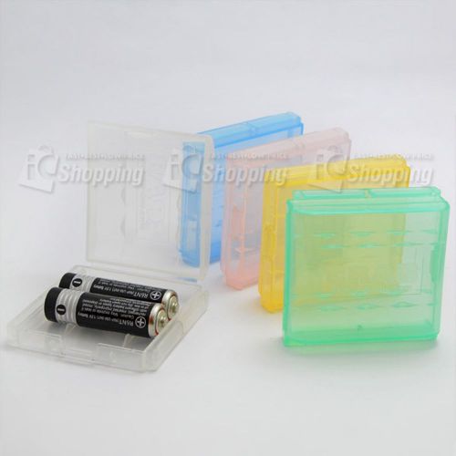 2x Battery Box, Crab,for AA battery,ship with random colors, no batteries inside