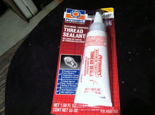 PERMATEX 56521 High Performance Thread Sealant, White, 50mL Tube NEW