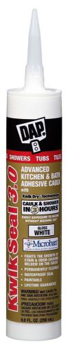 Dap 3.0 12-pack 9-oz tubes of crystal clear kitchen &amp; bath adhesive caulk for sale