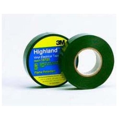 3m 06138 highland vinyl plastic electrical tape, 3/4&#034; x 66&#039; for sale