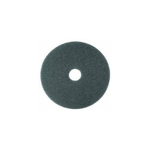 3m Cleaning Pad - 12&#034; Diameter - 5/carton - Black (MMM08405)