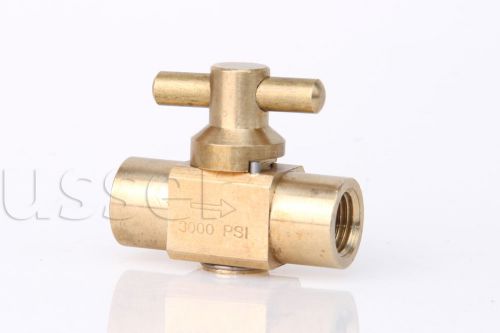 High pressure brass shut-off ball valve 1/4&#034; for carpet cleaning truck mount for sale