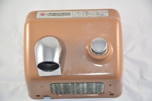 World dryer model a wall hand dryer push button for sale