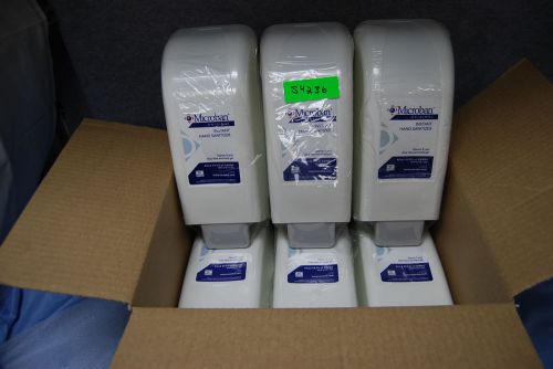 1-Lot of 6 / Microban Original Instant Hand Sanitizer Dispensers (NIB) (#S4236)