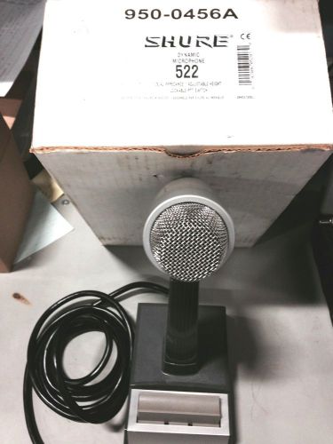 Shure 522 Dynamic Microphone Cable Microphone