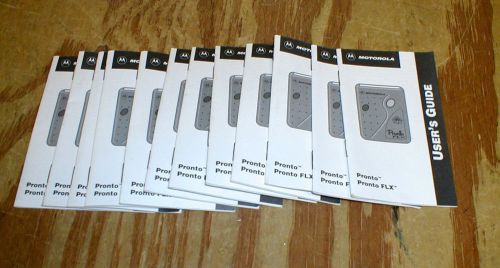 12 - Motorola Pronto &amp; Pronto FLX Pocket Users/Instruction  Manual