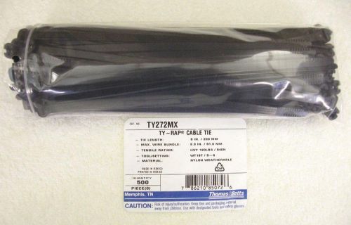 Thomas &amp; Betts Ty-Rap Cable Ties TY272MX 8 Inch Bag of 100